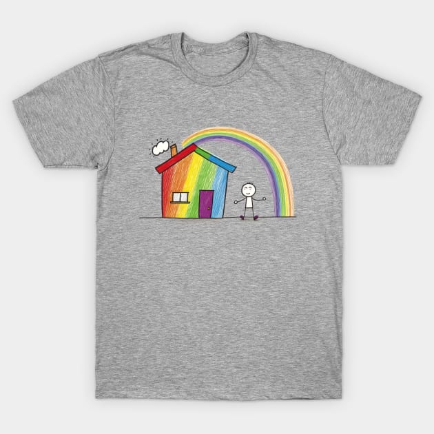 Kids Drawing T-Shirt by Buff Geeks Art